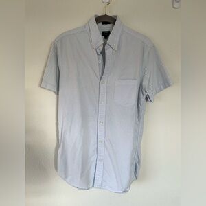 J Crew Oxford Button-Up Short Sleeve Shirt